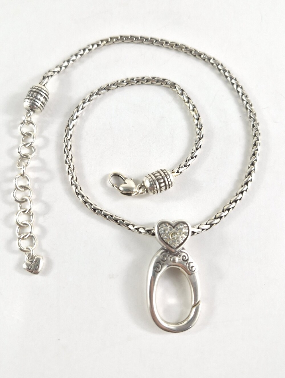 Brighton ABC Hook Charm Necklace